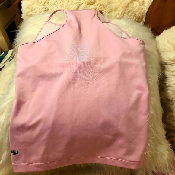 Addidas workout shirt,pink in color, medium size,  clima365 material!, like new! - Picture 5 of 5